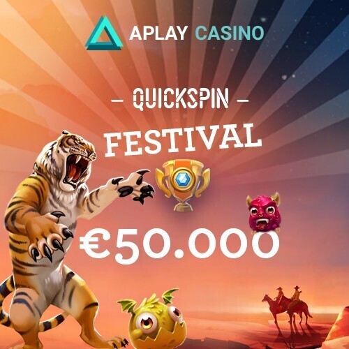 В APlay турнир Quickspin на 50000 евро + акция на 25FS